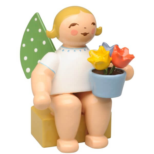 2027FIGUR_ Calendar Figurine 2027 Angel with Flower Pot by Wendt & Kühn 2027FIGUR_ Calendar Figurine 2027 Angel with Flower Pot by Wendt & Kühn Image
