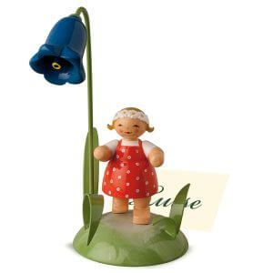 Place Card Holder Girl with Bluebell by Wendt & Kühn Image