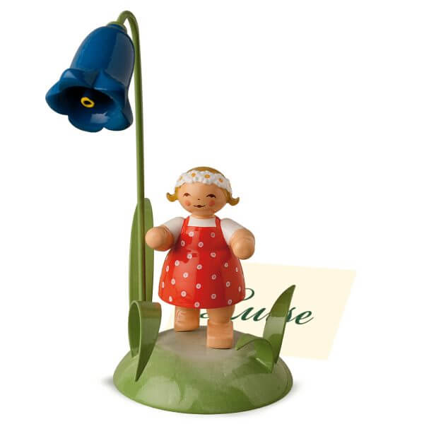 Place Card Holder Girl with Bluebell by Wendt & Kühn Image