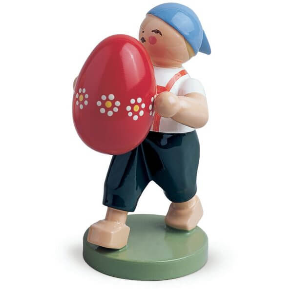 Boy with Large Easter Egg by Wendt & Kühn Image