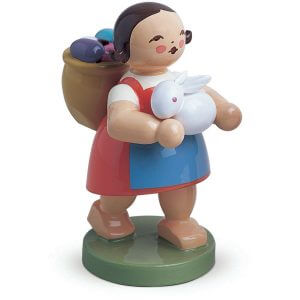 Girl with Egg Basket and Bunny by Wendy & Kühn Image