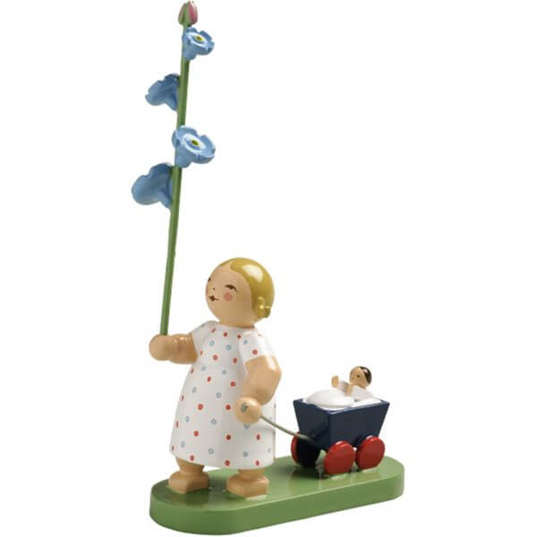 5248_12 Girl with Forget Me Not 5248_12 Girl with Forget Me Not