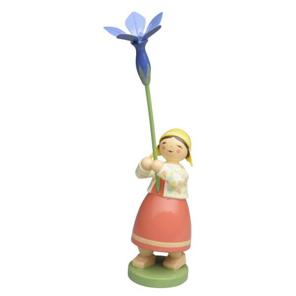 Girl with Spring Gentian by Wendt & Kühn Image