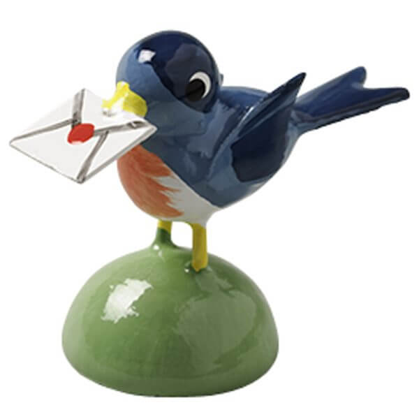 Blue Bird Carrying Lettter by Wendt & Kühn Blue Bird Carrying Lettter by Wendt & Kühn Image