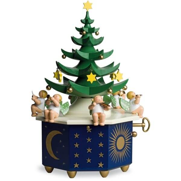 Muisic Box "Christmas Tree" with 36 Note Musical Movement by Wendt & Kühn Image