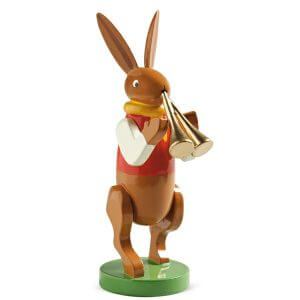 Bunny Musician with Double Flute by Wendt & Kühn Image