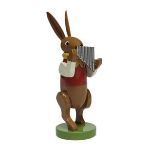 Bunny Musician with Pan Flute By Wendt & Kühn Image