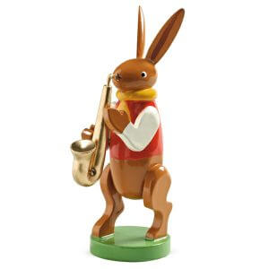 Bunny Musician with Saxaphone by Wendt & Kühn Image