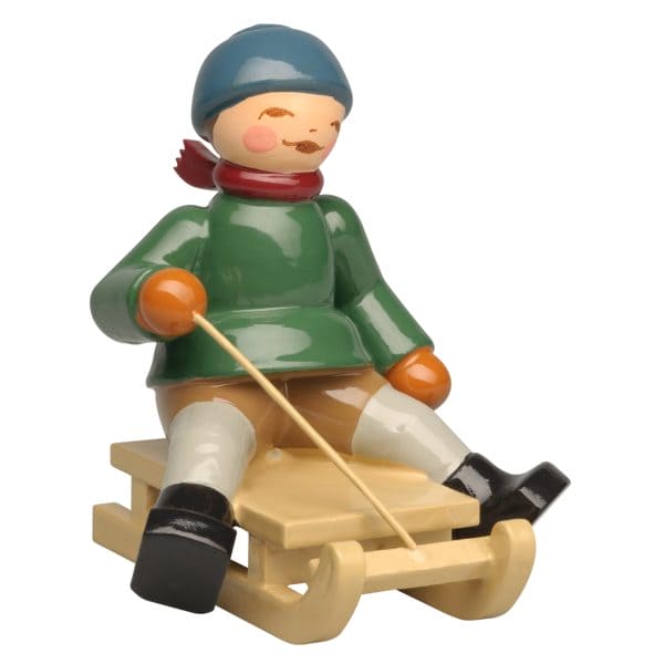 Boy on Sled by Wendt & Kühn Image