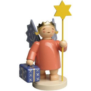 Angel Wearing Crown with Star and Parcel by Wendt & Kühn Image