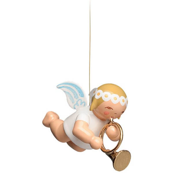 Little Suspended Angel with French Horn by Wendt & Kühn Little Suspended Angel with French Horn by Wendt & Kühn Image