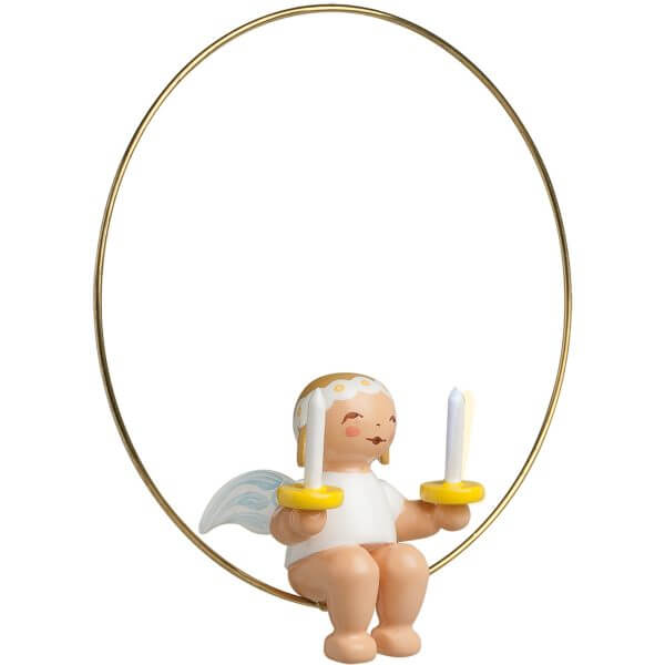 Christmas Tree Angel in Ring with Two Candles by Wendt & Kühn Christmas Tree Angel in Ring with Two Candles by Wendt & Kühn Image