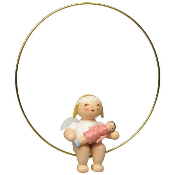 Christmas Tree Angel In Ring with Doll by Wendt & Kühn Image