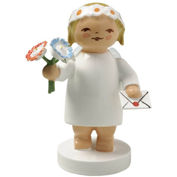 Goodwill Angel with Bouquet and Letter by Wendt & Kühn Image