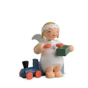 Marguerite Angel Sitting with Train by Wendt & Kühn Image