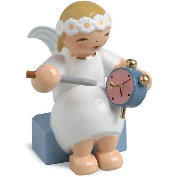 Marguerite Angel Sitting with Alarm Clock by Wendt & Kühn Image