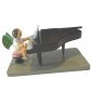 Angel at Grand Piano Open with Brown Hair Image