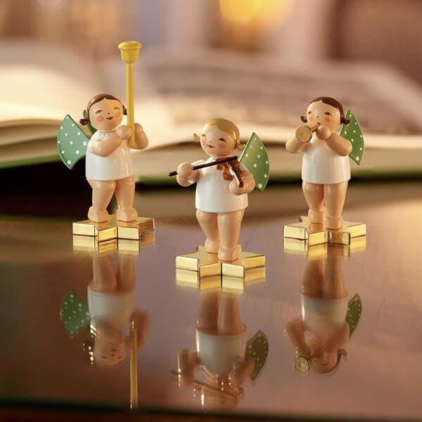 Trio of Anniversary Angels Scene Trio of Anniversary Angels Scene Image