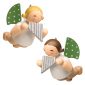Angel with Pan Flute Suspended with Blond and Brown Hair by Wendt & Kühn Image
