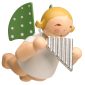Angel with Pan Flute Suspended with Blond Hair by Wendt & Kühn image