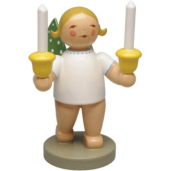 Angel with Two Candles Blond Hair by Wendt & Kühn Angel with Two Candles Blond Hair by Wendt & Kühn Image