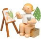 Birthday Angel 2023 with Easel by Wendt & Kühn Scene Image