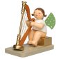 Brown Hair Angel with concert Harp Sitting by Wendt & Kühn Image