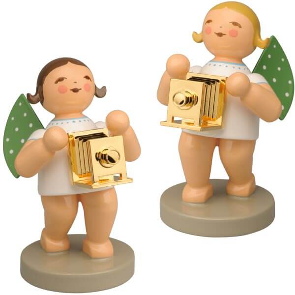 Gold Edition No. 19 The Chronicler Angel with Camera by Wendt & Kühn Image