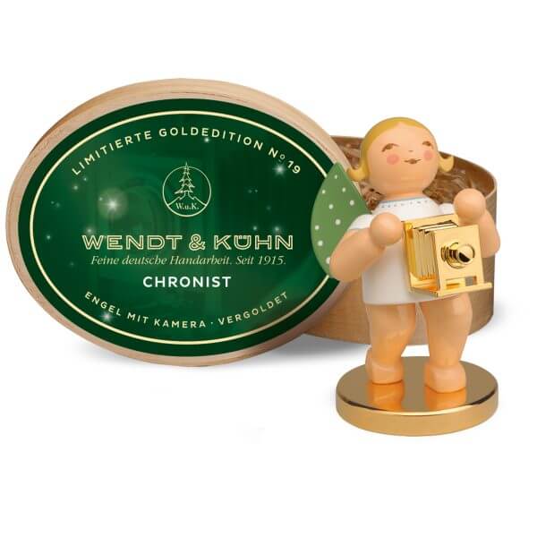 Limited Edition Blond Hair Angel with Camera and Splinter Box Limited Edition Blond Hair Angel with Camera and Splinter Box Image