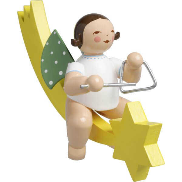 Angel Musician with Triangle on Comet Tail by Wendt & Kühn Image