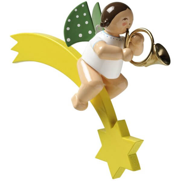 Angel Musician with French Horn on Comet by Wendt & Kühn Angel Musician with French Horn on Comet by Wendt & Kühn Image