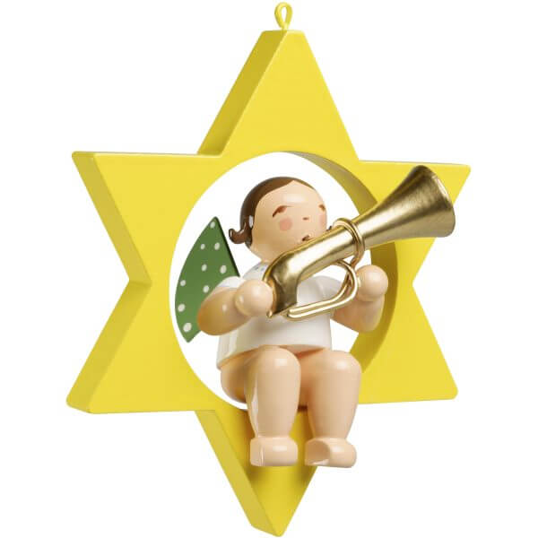 Angel with Tuba in Star by Wendt & Kühn Image