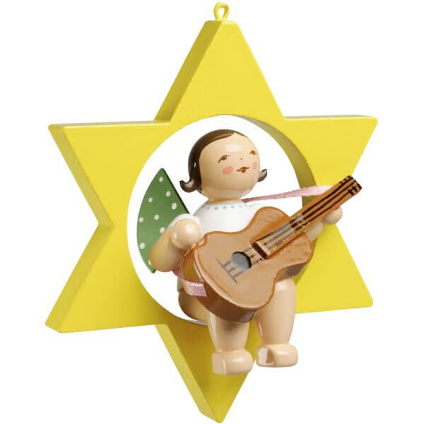 Angel with Guitar in Star by Wendt & Kühn Image