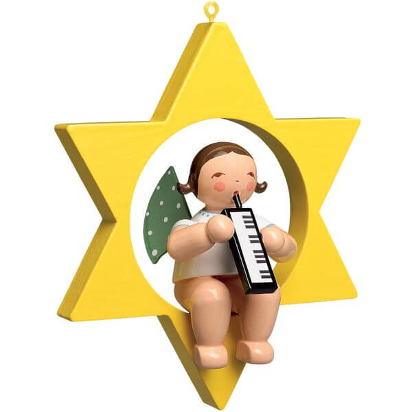 Angel Musician with Melodica in Star by Wendt & Kühn Angel Musician with Melodica in Star by Wendt & Kühn Image
