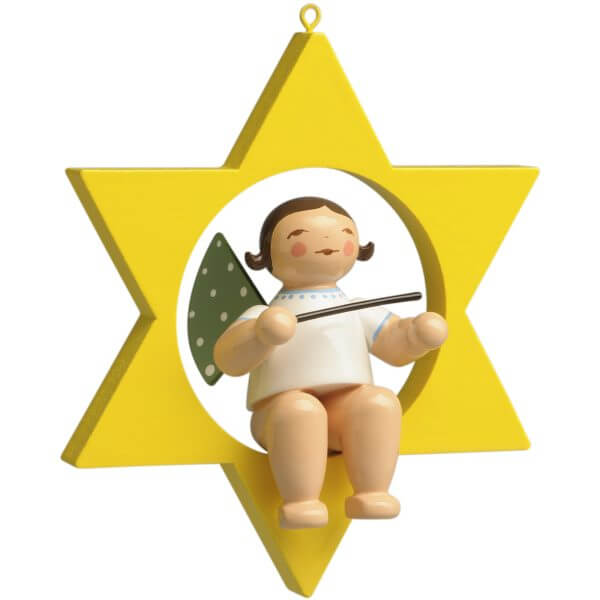 Small Angel Musician with Baton in Star by Wendt & Kühn Image