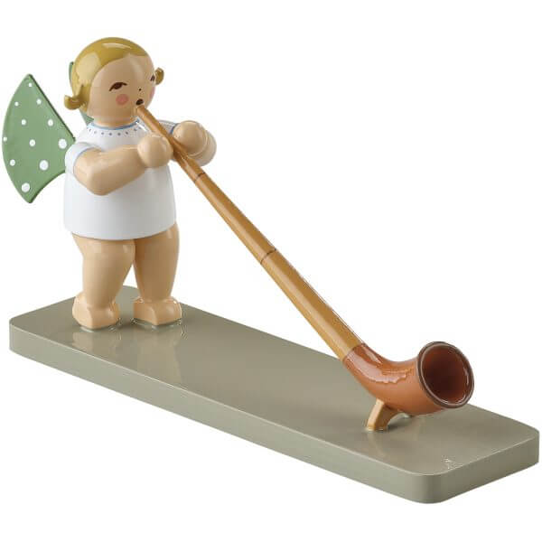 Angel with Alpine Horn Blond Hair by Wendt & Kühn Angel with Alpine Horn Blond Hair by Wendt & Kühn Image