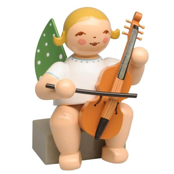 Blond Angel with Viola da Gamba by Wendt & Kühn Blond Angel with Viola da Gamba by Wendt & Kühn Image