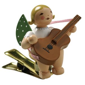 Angel Musician with Guitar on Clip by Wendt & Kühn Image