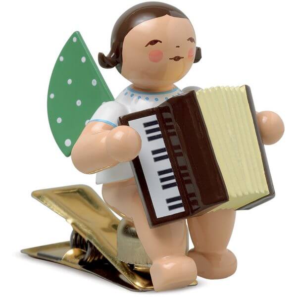 Angel Musician with Accordion on Clip by Wendt & Kühn Angel Musician with Accordion on Clip by Wendt & Kühn Image