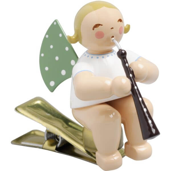 Angel Musician with English Horn on Clip by Wendt & Kühn Image