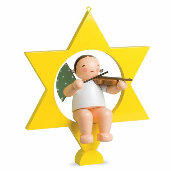 Large Angel Musician with Violin in Star by Wendt & Kühn Large Angel Musician with Violin in Star by Wendt & Kühn Image