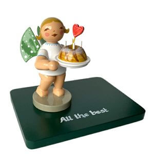 Inscribed Base "All the Best" with Figurine by Wendt & Kühn Image